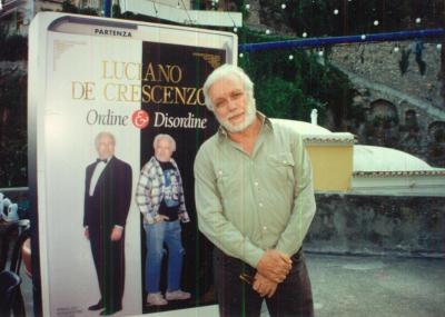 Luciano De Crescenzo presenta il libro 'Ordine e Disordine'